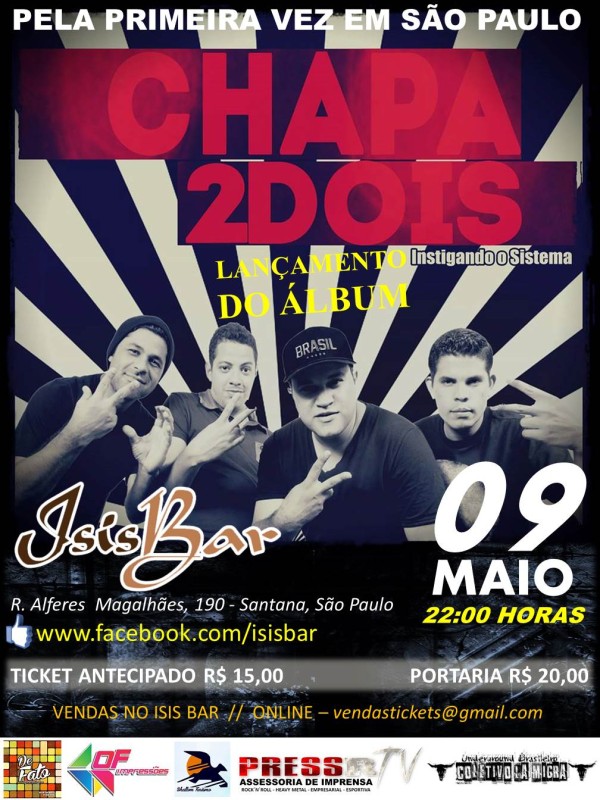 ChapaDois - 09.05.15 - Isis Bar - São Paulo - SP