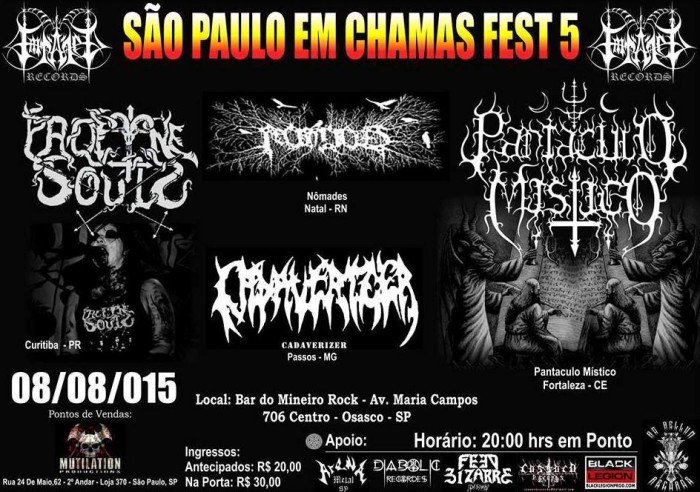 Cadaverizer - 08.08.15 - Bar do Mineiro - Osasco - SP