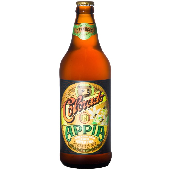 Appia (Estilo: American Wheat / Teor Alcoólico: 4,5% / Cervejaria: Colorado - Ambev / País: Brasil)