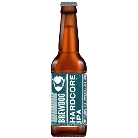 Hardcore IPA (Estilo: Imperial IPA / Teor Alcoólico: 9,2% / Cervejaria: BrewDog / País: Escócia)