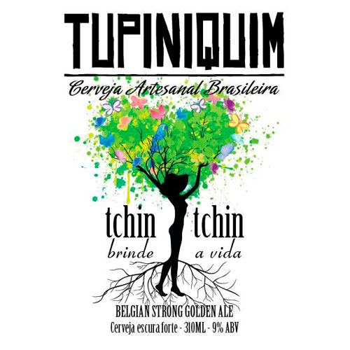 Tchin Tchin (Estilo: Belgian Strong Golden Ale / ABV: 9% / Cervejaria: Tupiniquin - Dama Bier / País: Brasil)