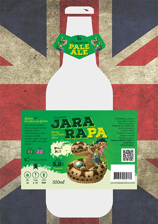 Jararapa (Estilo: English Pale Ale / ABV: 5,2% / Cervejaria: Providência / País: Brasil)