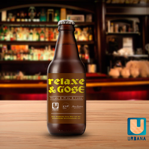 Relaxe & Gose (Estilo: Gose / ABV: 5% / Cervejaria: Urbana / País: Brasil)